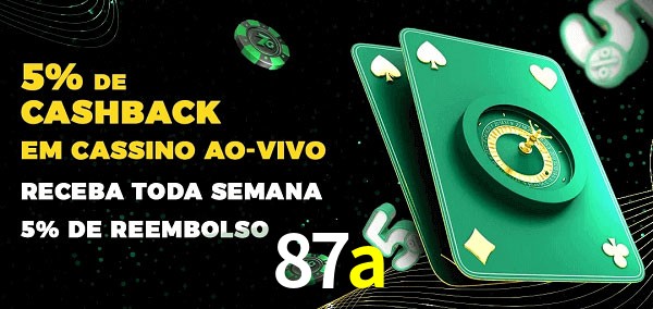 Promoções do cassino ao Vivo 87a